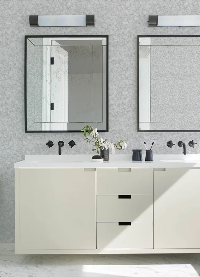 Advantage Aged Patina wallpaper, color Pewter, SKU 4168-15534