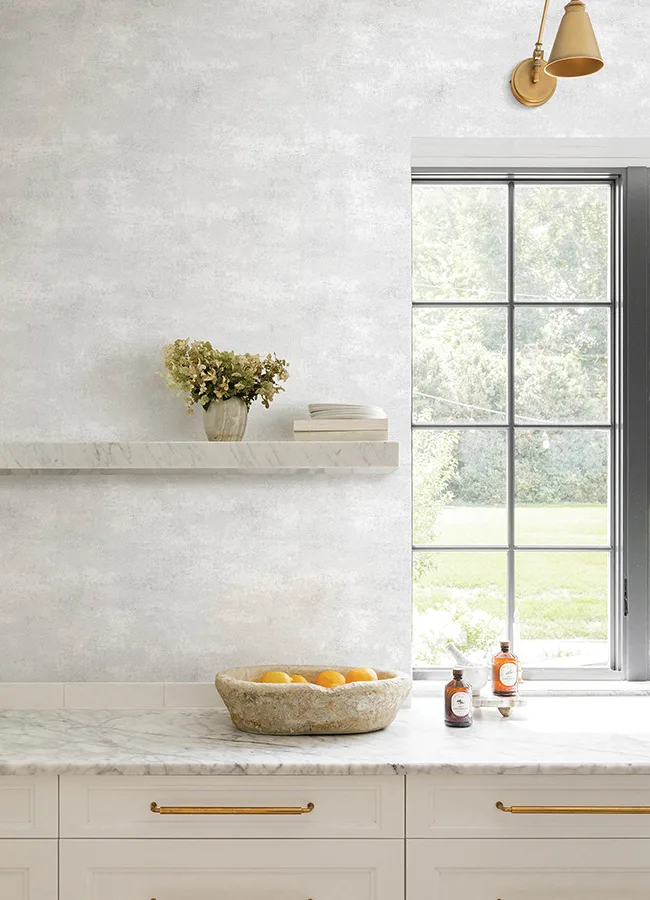 Advantage Al Fresco wallpaper, color Champagne, SKU 4168-17701