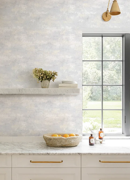 Advantage Al Fresco wallpaper, color Sterling, SKU 4168-17703