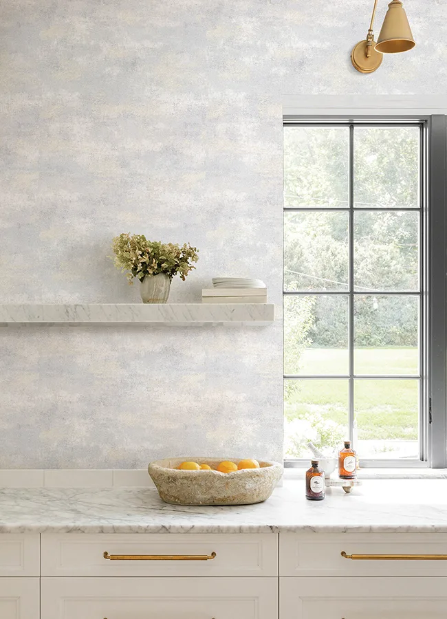 Advantage Al Fresco wallpaper, color Sterling, SKU 4168-17703