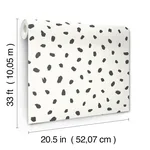 Advantage Animal Spots - Black Wallpaper | Buy Online Advantage Animal Spots wallpaper, color Black, SKU 4203-27542