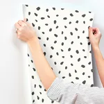 Advantage Animal Spots - Black Wallpaper | Buy Online Advantage Animal Spots wallpaper, color Black, SKU 4203-27542