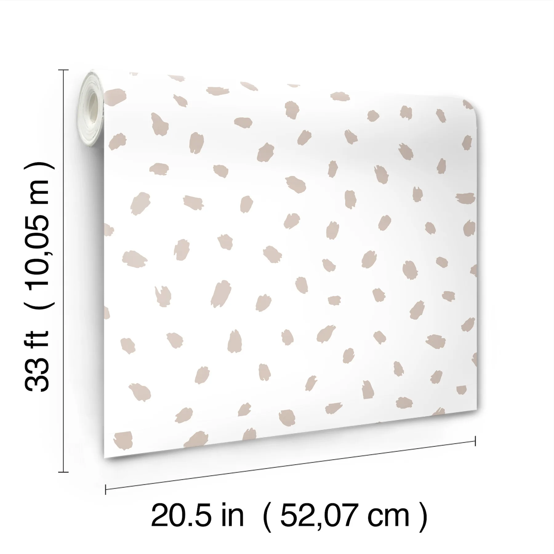 Advantage Animal Spots - Taupe Wallpaper | Buy Online Advantage Animal Spots wallpaper, color Taupe, SKU 4203-27543