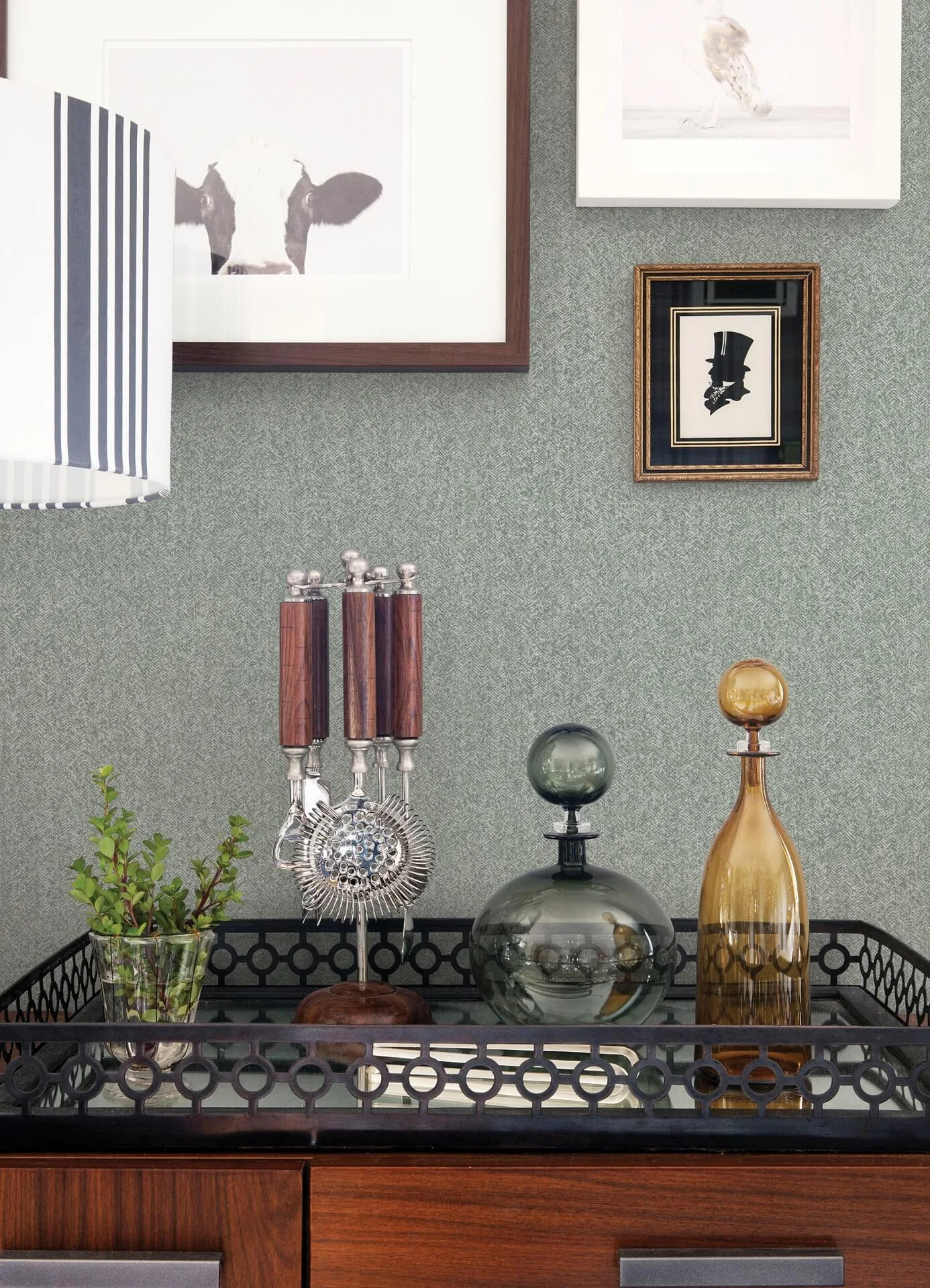Advantage Ashbee wallpaper, color Green, SKU 4157-26164