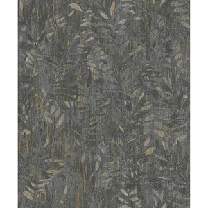 Advantage Beck wallpaper, color Charcoal, SKU 4096-561289