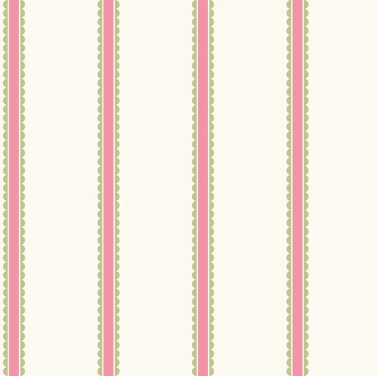 Advantage Bobbin Stripe wallpaper, color Fuchsia, SKU 4203-27574