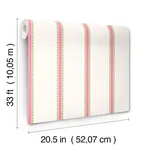 Advantage Bobbin Stripe - Fuchsia Wallpaper | Buy Online Advantage Bobbin Stripe wallpaper, color Fuchsia, SKU 4203-27574