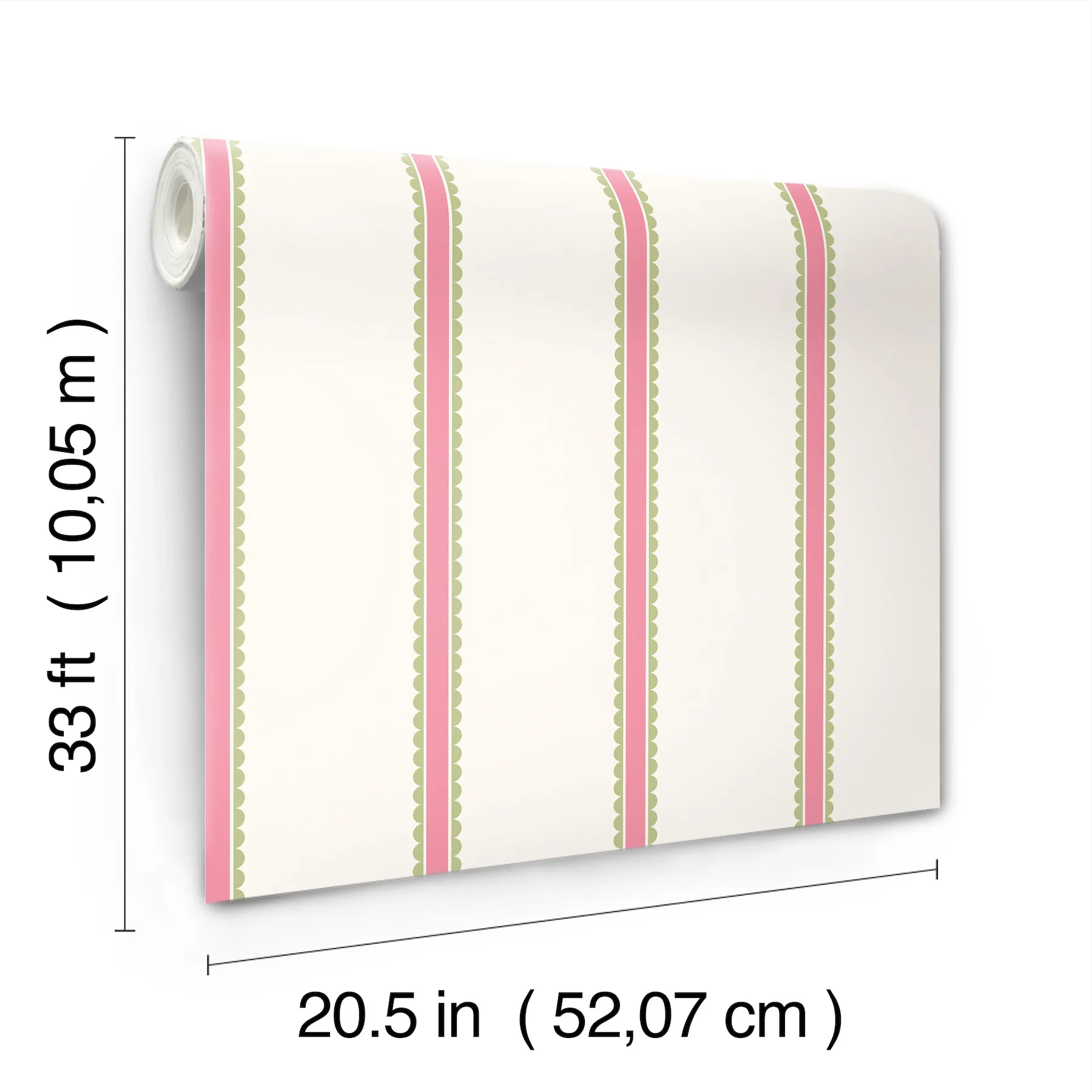 Advantage Bobbin Stripe - Fuchsia Wallpaper | Buy Online Advantage Bobbin Stripe wallpaper, color Fuchsia, SKU 4203-27574
