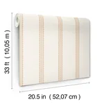 Advantage Bobbin Stripe - Light Brown Wallpaper | Buy Online Advantage Bobbin Stripe wallpaper, color Light Brown, SKU 4203-27575