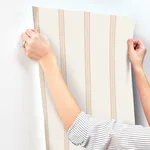 Advantage Bobbin Stripe - Light Brown Wallpaper | Buy Online Advantage Bobbin Stripe wallpaper, color Light Brown, SKU 4203-27575