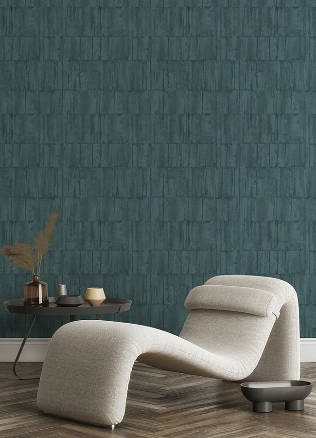 Advantage Buck wallpaper, color Teal, SKU 4096-560336