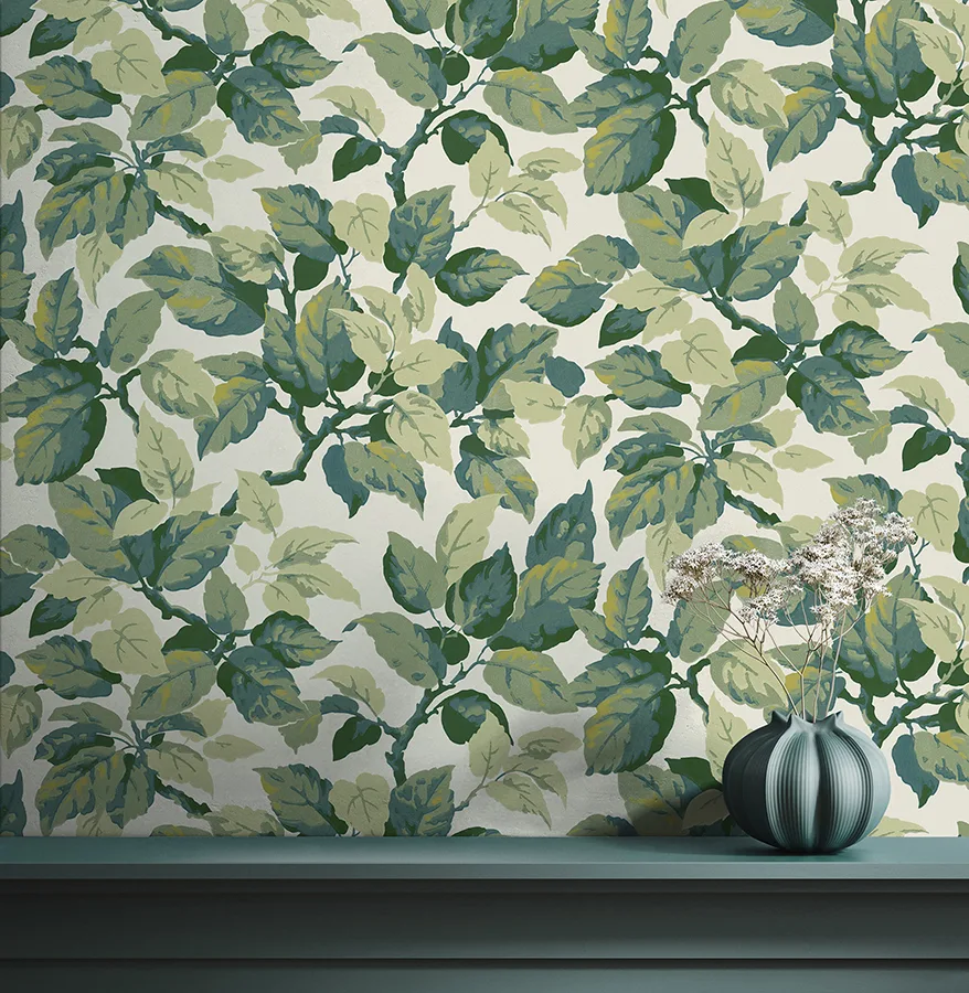 Advantage Canopy wallpaper, color Green, SKU 4164-M1804
