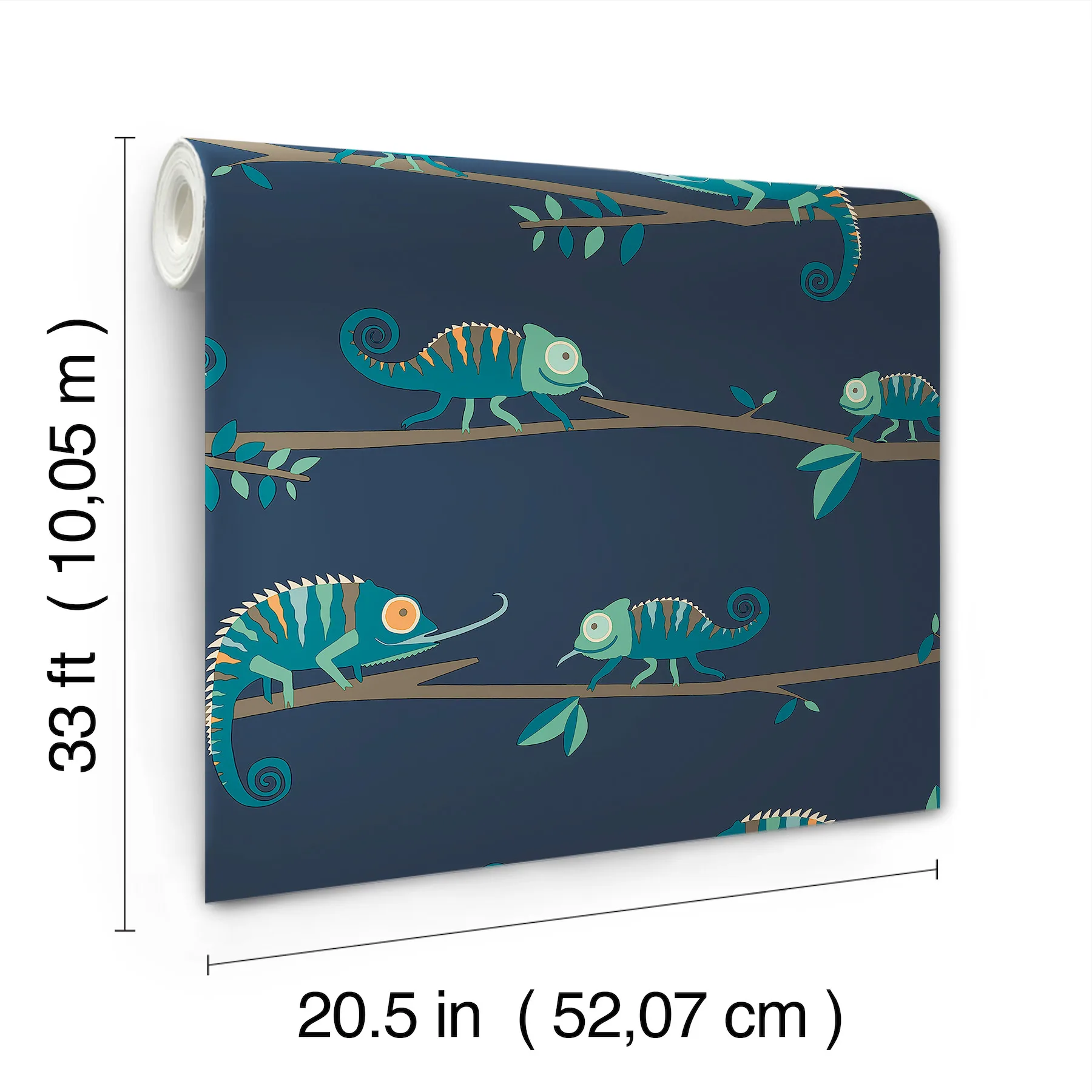 Advantage Chameleon Family - Navy Wallpaper | Buy Online Advantage Chameleon Family wallpaper, color Navy, SKU 4203-27560