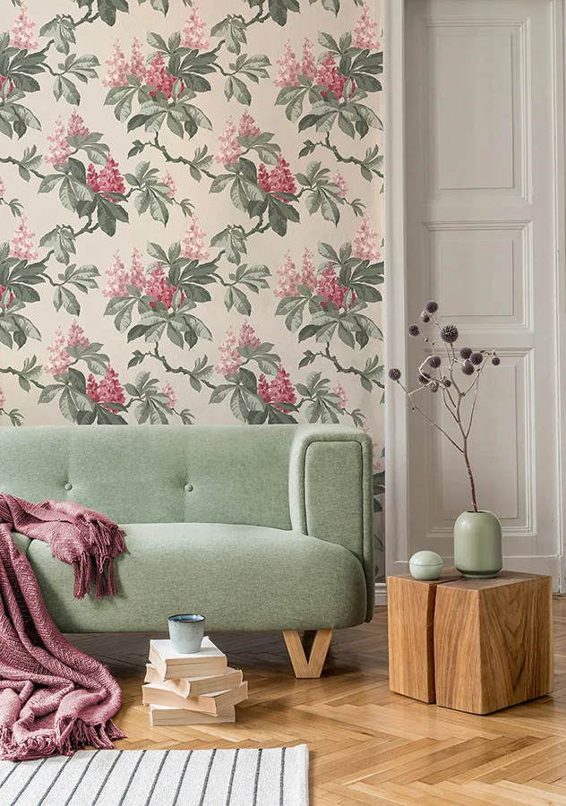 Advantage Chestnut - Pink Wallpaper | Buy Online Advantage Chestnut wallpaper, color Pink, SKU 4164-M1822