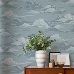 Advantage Cumulus wallpaper, color Blue, SKU 4164-M1808