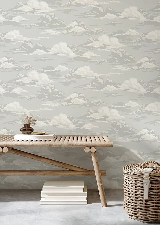 Advantage Cumulus wallpaper, color Grey, SKU 4164-M1810