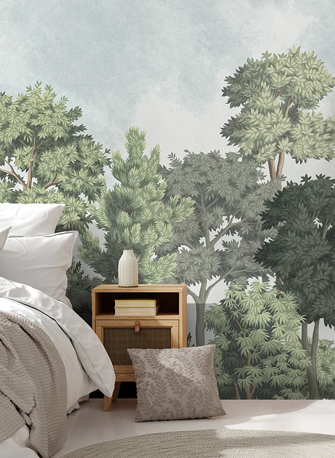 Advantage Delamere wallpaper, color Green, SKU 4164-50944