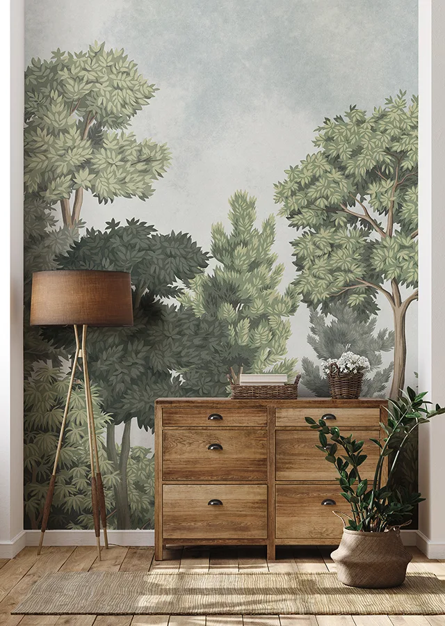 Advantage Delamere wallpaper, color Green, SKU 4164-50944
