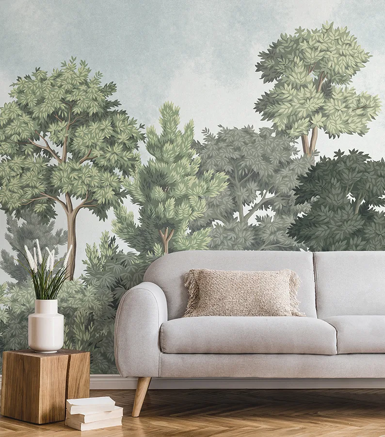Advantage Delamere wallpaper, color Green, SKU 4164-50944