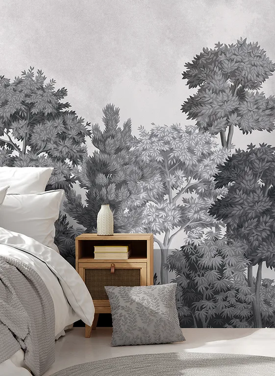 Advantage Delamere wallpaper, color Mono, SKU 4164-50945