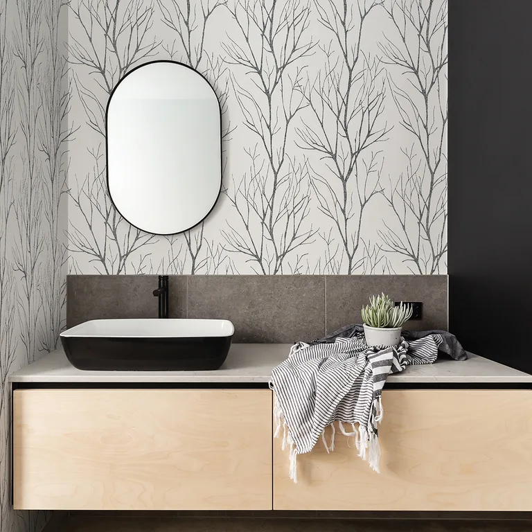 Advantage Diani wallpaper, color Charcoal, SKU 2979-37260-4