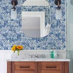 Advantage Dori - Blue Wallpaper | Buy Online Advantage Dori wallpaper, color Blue, SKU 2980-26187