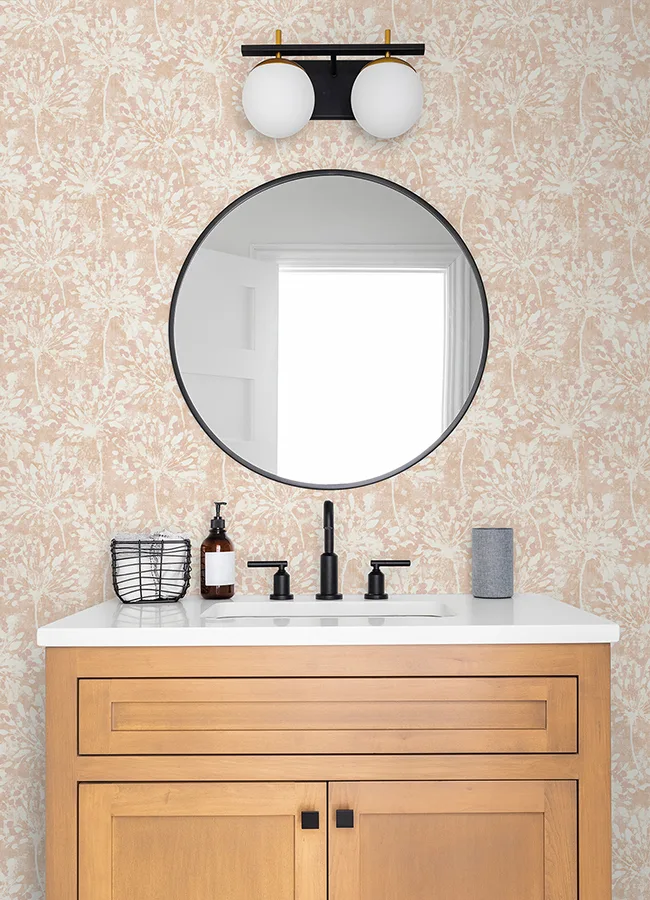 Advantage Dori wallpaper, color Blush, SKU 2980-26189