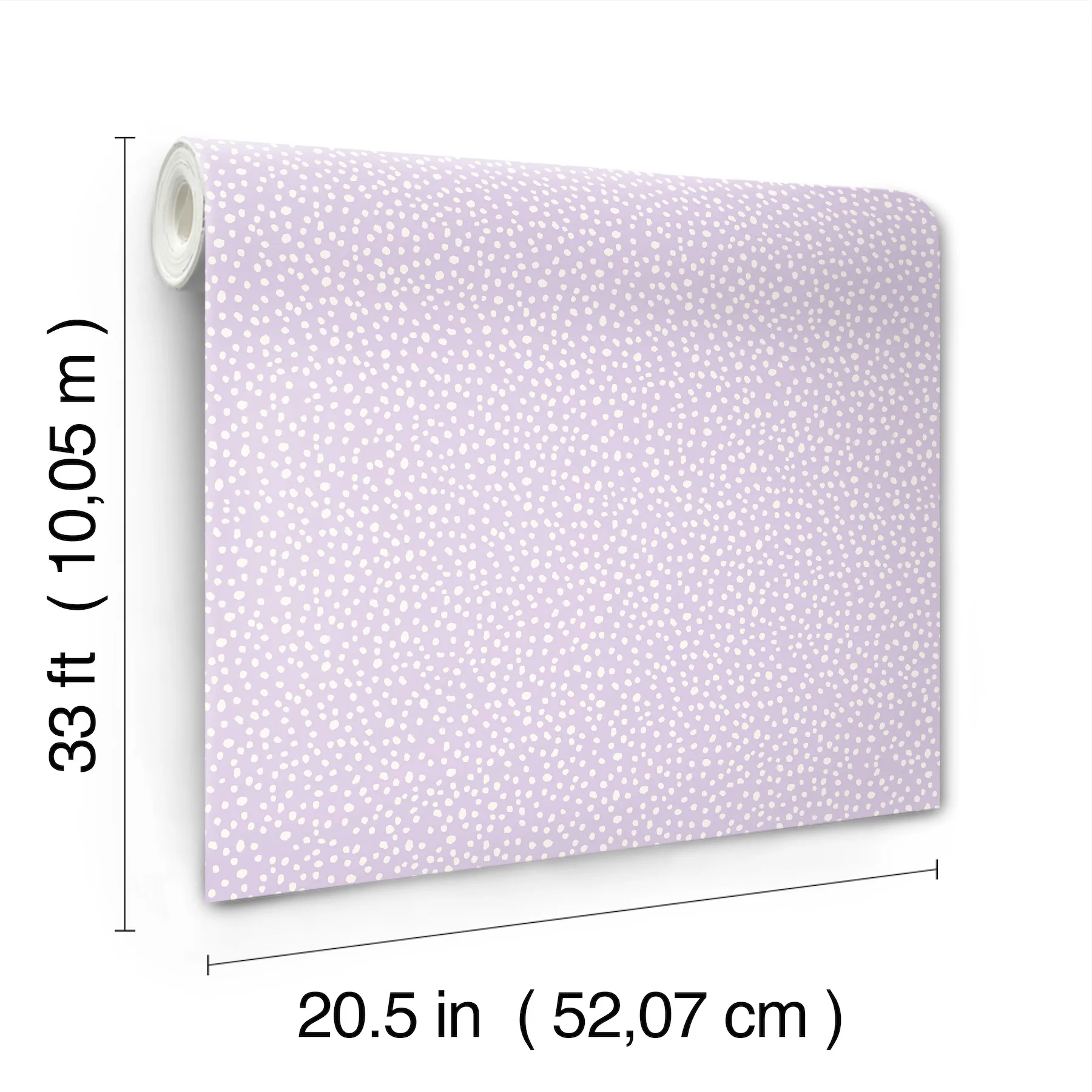 Advantage Dotty - Lavender Wallpaper | Buy Online Advantage Dotty wallpaper, color Lavender, SKU 4203-27579