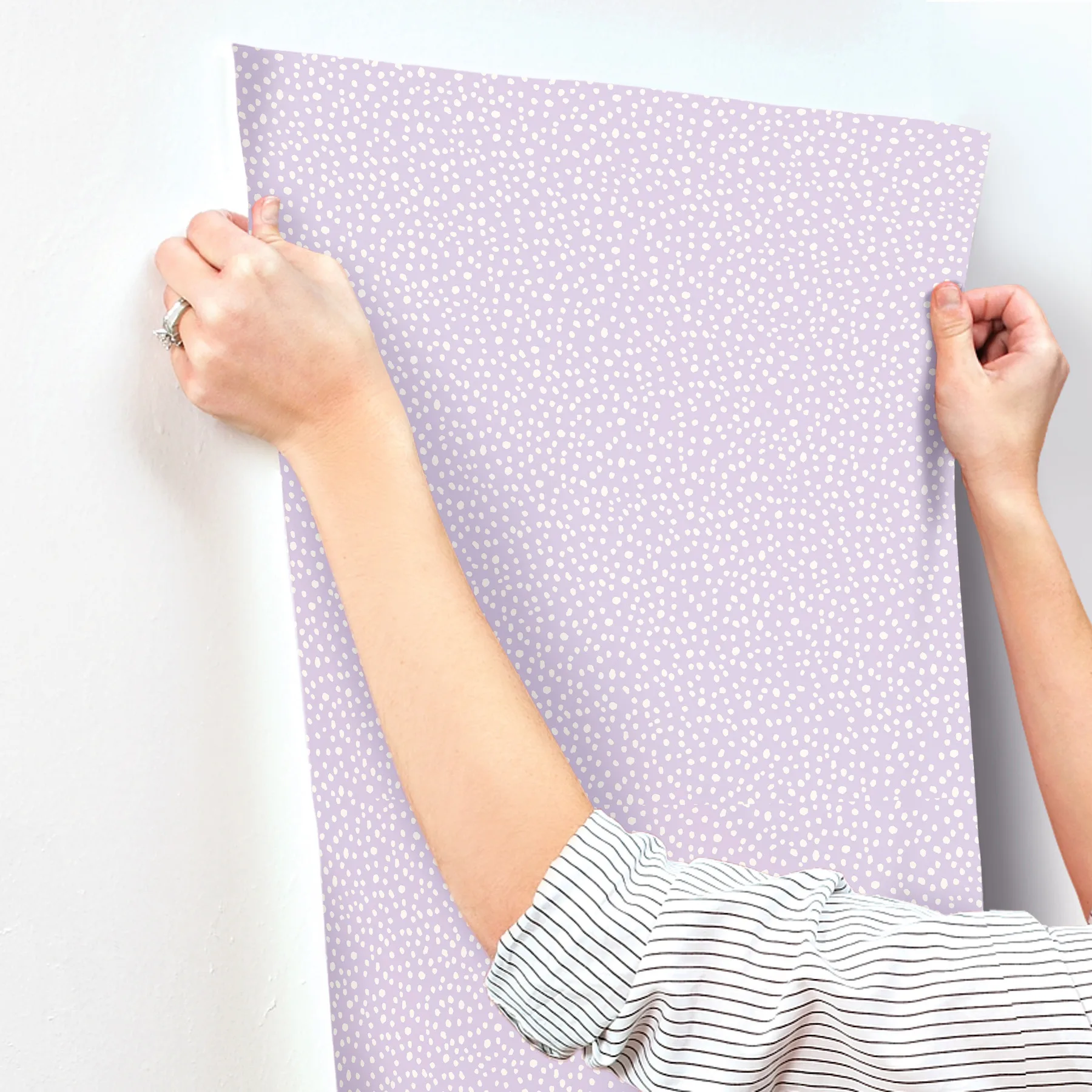Advantage Dotty - Lavender Wallpaper | Buy Online Advantage Dotty wallpaper, color Lavender, SKU 4203-27579
