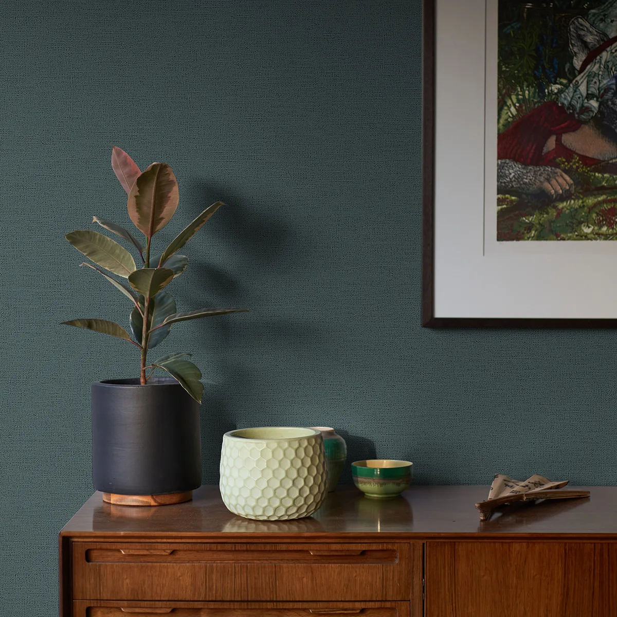 Advantage Estefan wallpaper, color Teal, SKU 4044-37178-3