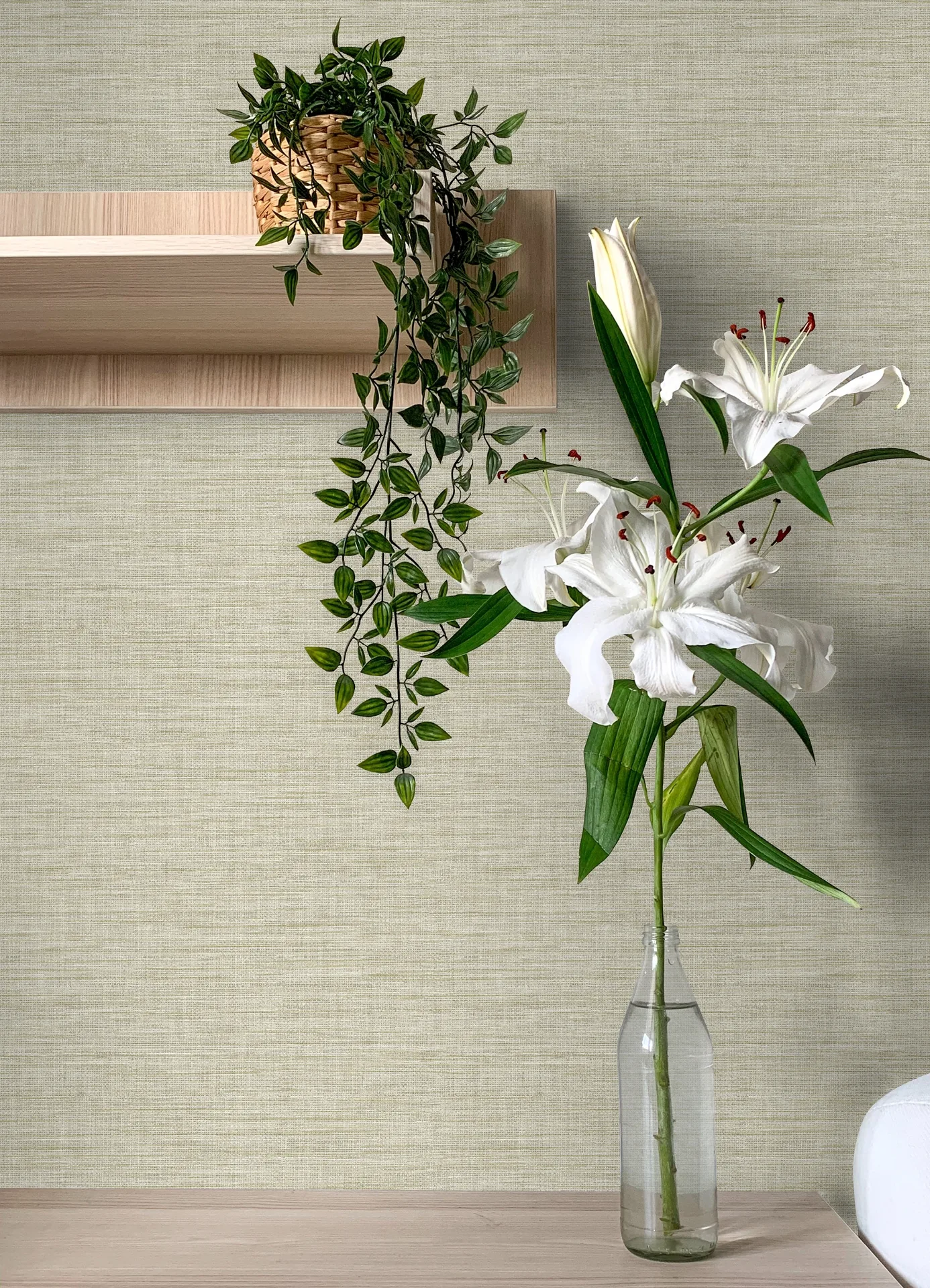 Advantage Exhale wallpaper, color Light Yellow, SKU 4157-26463