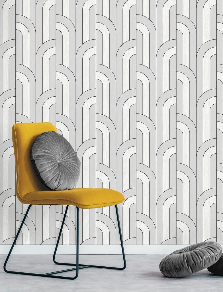 Advantage Ezra wallpaper, color Platinum, SKU 4157-42843