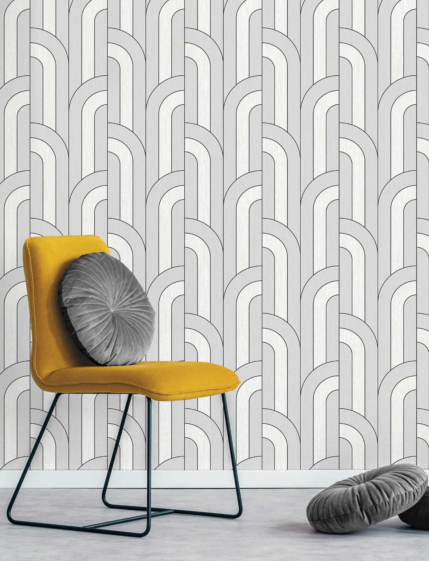 Advantage Ezra wallpaper, color Platinum, SKU 4157-42843