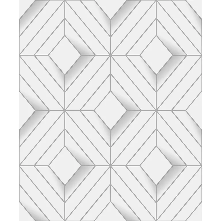 Advantage Filmore wallpaper, color White, SKU 4020-61400