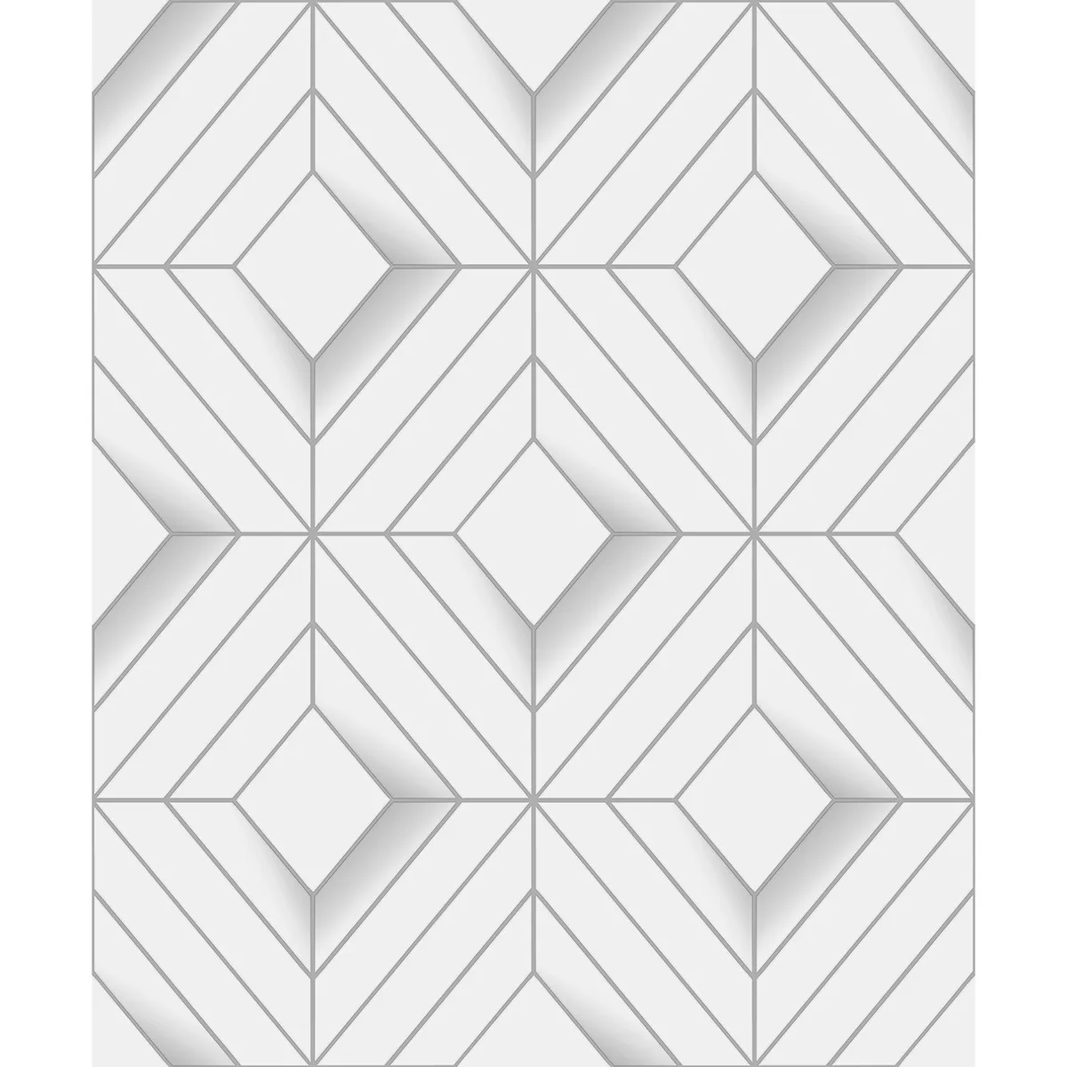 Advantage Filmore wallpaper, color White, SKU 4020-61400
