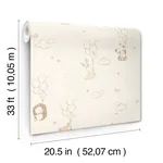 Advantage Floating Balloons - Light Brown Wallpaper | Buy Online Advantage Floating Balloons wallpaper, color Light Brown, SKU 4203-27556