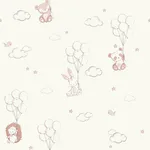 Advantage Floating Balloons - Pink Wallpaper | Buy Online Advantage Floating Balloons wallpaper, color Pink, SKU 4203-27555