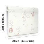 Advantage Floating Balloons - Pink Wallpaper | Buy Online Advantage Floating Balloons wallpaper, color Pink, SKU 4203-27555