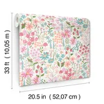 Advantage Flower Garden wallpaper, color Pink, SKU 4203-27561
