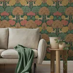 Advantage Forest of Arden - Green Wallpaper | Buy Online Advantage Forest of Arden wallpaper, color Green, SKU 4164-M1849