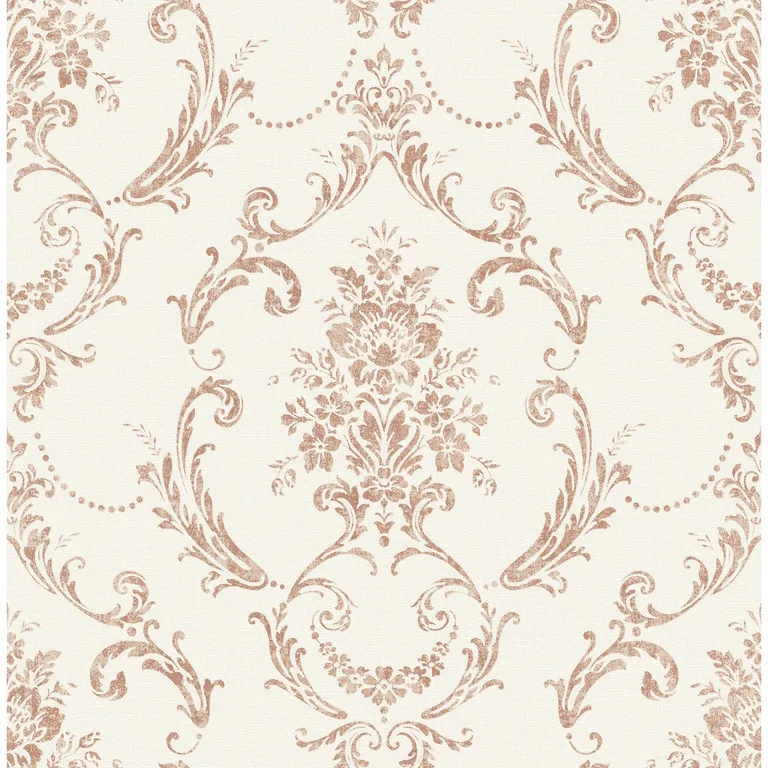 Advantage Glenda wallpaper, color Copper, SKU 4157-25041