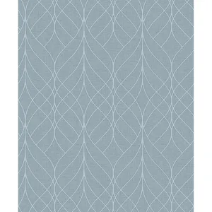Advantage Hartley wallpaper, color Blue, SKU 2980-M41901
