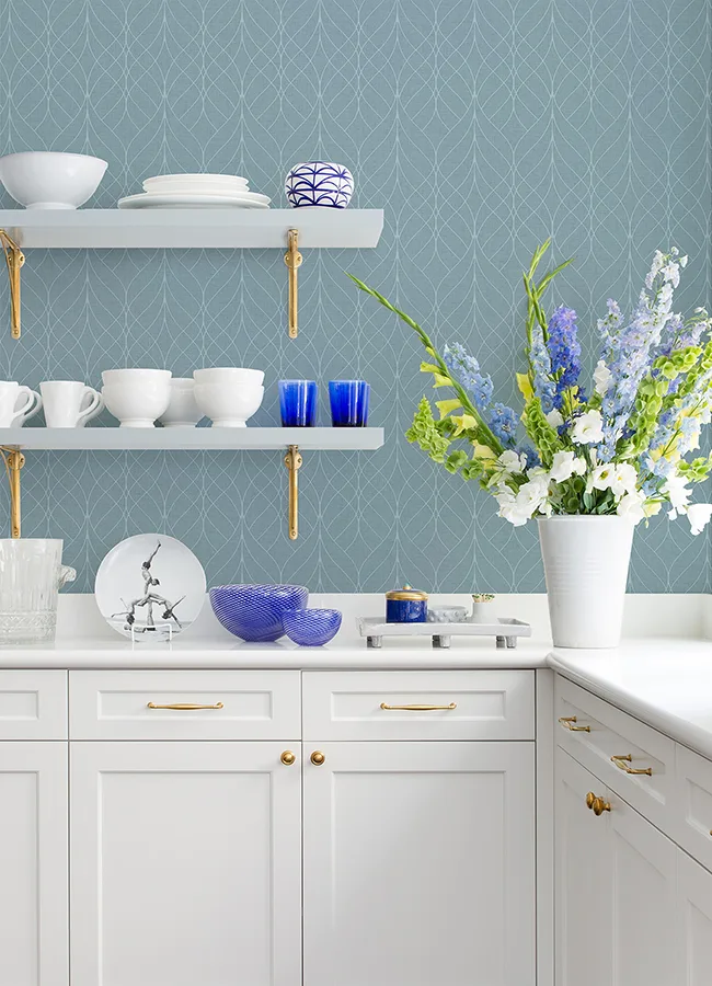 Advantage Hartley wallpaper, color Blue, SKU 2980-M41901