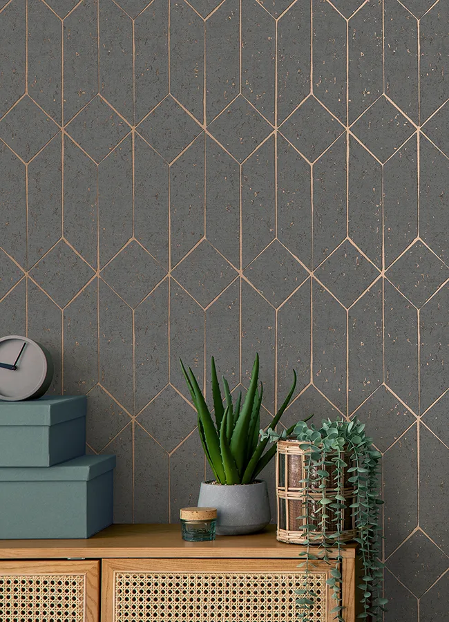 Advantage Hayden - Charcoal Wallpaper | Buy Online Advantage Hayden wallpaper, color Charcoal, SKU 4125-26701