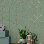 Advantage Hayden - Mint Wallpaper | Buy Online Advantage Hayden wallpaper, color Mint, SKU 4125-26704