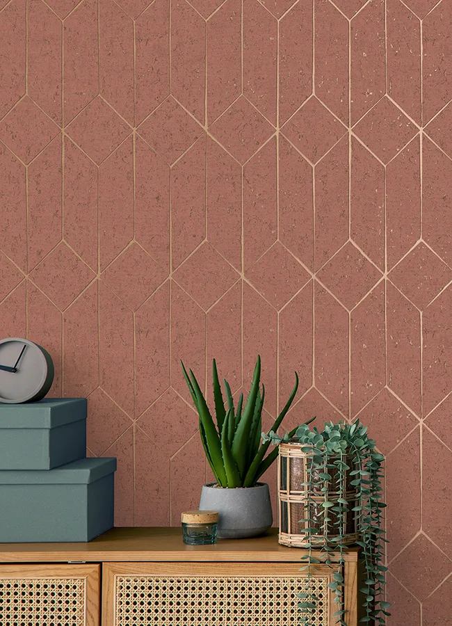 Advantage Hayden - Raspberry Wallpaper | Buy Online Advantage Hayden wallpaper, color Raspberry, SKU 4125-26703