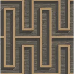 Advantage Henley wallpaper, color Black, SKU 4125-26722