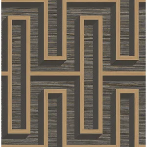 Advantage Henley wallpaper, color Black, SKU 4125-26722