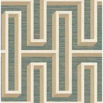Advantage Henley - Teal Wallpaper | Buy Online Advantage Henley wallpaper, color Teal, SKU 4125-26723