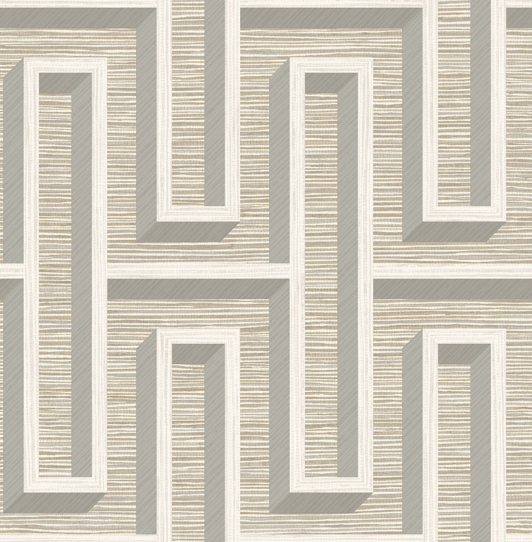 Advantage Henley wallpaper, color Taupe, SKU 4125-26725